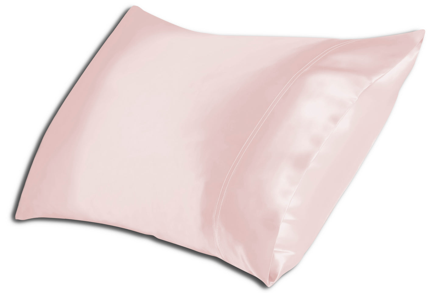 FAIRMILE SILK Pink Pillowcase King Size 20x37" (no insert included)