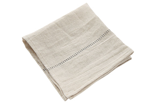 SALOMÉ Set of 2 Napkins 18x18" (100% French linen, made in France)